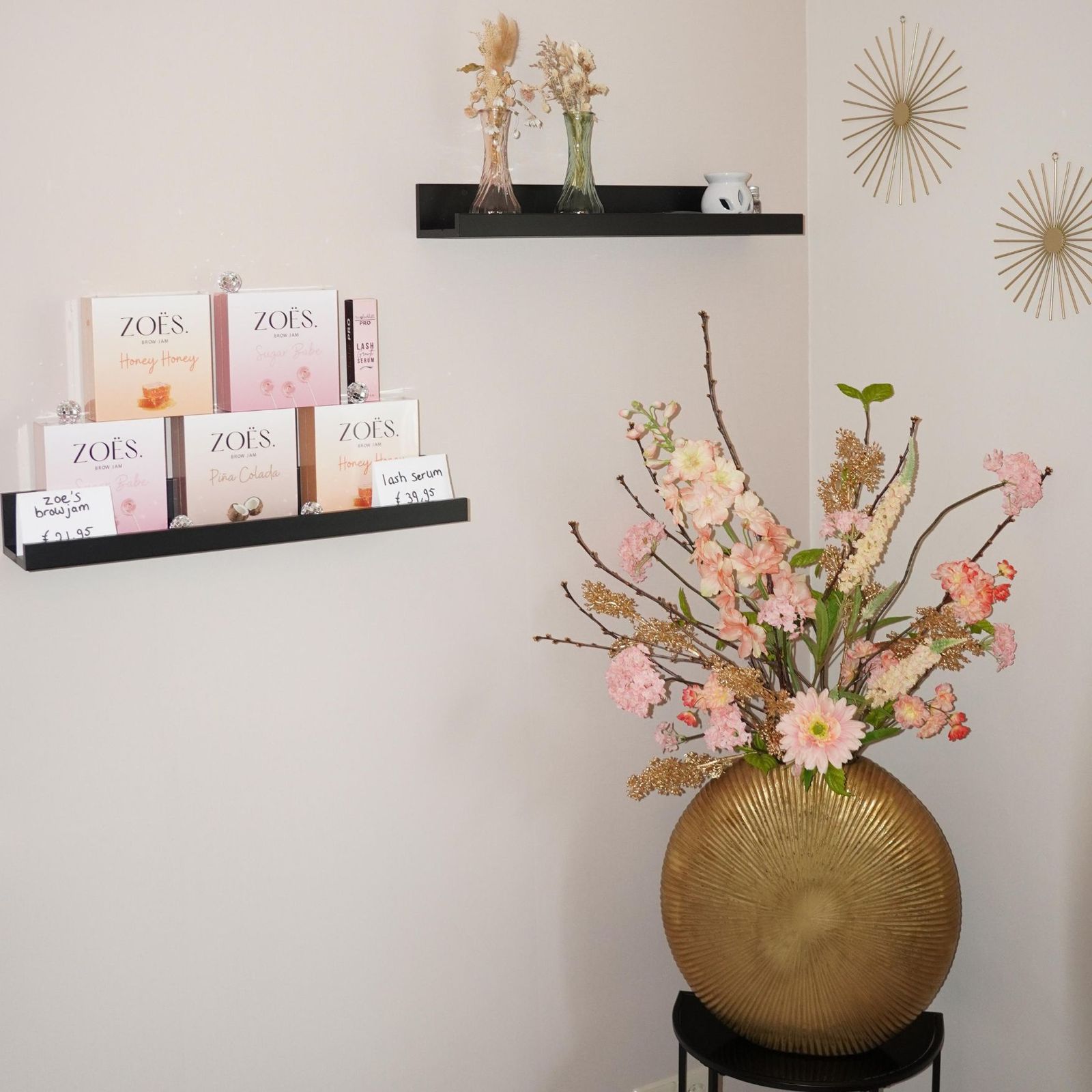 Het interieur van Celash Beauty in Coevorden